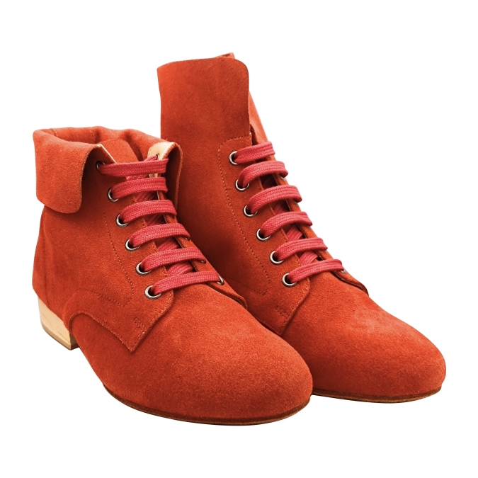 Botitas (new) - orange suede - Image 2