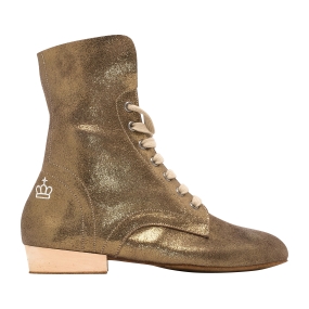 Botitas (new) - shimmery antique gold