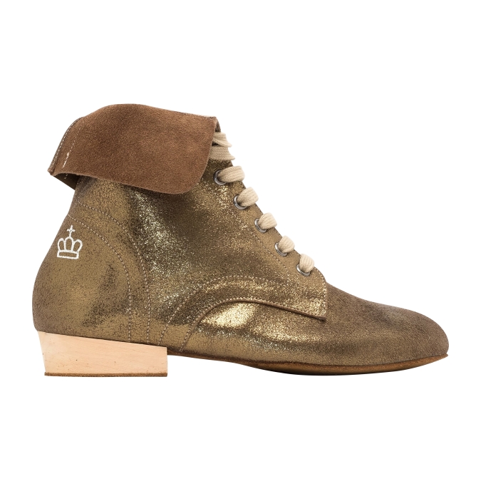 Botitas (new) - shimmery antique gold - Image 3