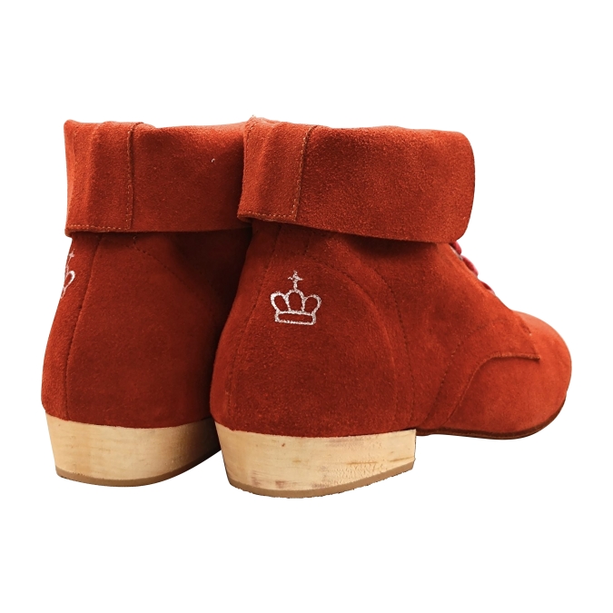 Botitas (new) - orange suede - Image 3